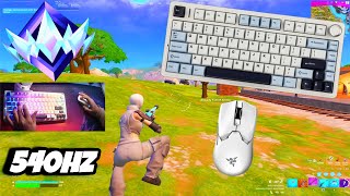 Aula F75 ASMR🤩 Unreal Ranked 💰 Satisfying Keyboard Fortnite 540 FPS Smooth 4K [upl. by Troth]