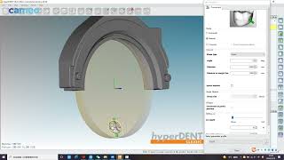 Aidite CMD 500 Software Nestting Guidance Video Single Crown Hyperdent [upl. by Elleinaj]