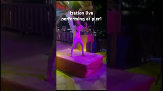 Ization live performing at pier1 dancehall reggae music [upl. by Chappie]