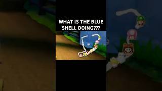 blue shell going backwards mario mariokart mk8dx nintendo [upl. by Britt]