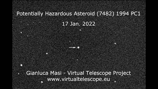 Potentially Hazardous Asteroid 7482 1994 PC1 [upl. by Toomay]