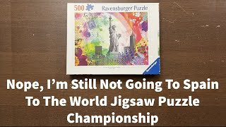 Ravensburgers quotNew York Postcardquot Timelapse Jigsaw Puzzle Solve [upl. by Lorens]