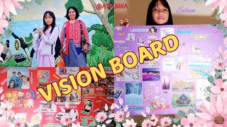 Making Vision Board Papan Impian Eileen Ebe ✍️💞🥳🙏 [upl. by Nylrahc]