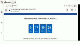 pengumuman utbk sbmptn 2022 [upl. by Trahurn107]