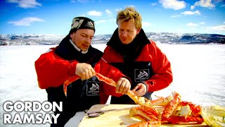 Gordon Ramsay Catches King Crab  Gordon Ramsay [upl. by Aiyn]