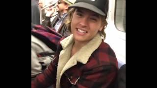 Dylan Sprouse with fans on the Subway [upl. by Vastha801]