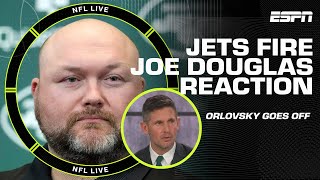 DYSFUNCTION IN NEW YORK 🗣️ Dan Orlovsky SOUNDS OFF on the Jets firing GM Joe Douglas 👀  NFL Live [upl. by Mosier213]