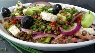 SALADE DE LENTILLES VERTES [upl. by Tera]