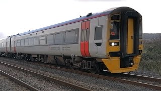 280924  Class 158  158830 amp 158824  Birmingham International to Holyhead [upl. by Macdonell]