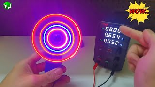 I Applied High Voltage to LED electric fan002 [upl. by Anelah]