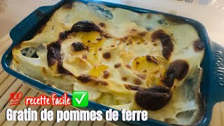 Gratin de POMME DE TERRE Facile ‼️ [upl. by Airotna]