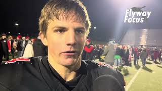 Lomira senior Jack Luedtke postgame vs Belleville [upl. by Fagin]