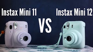 Fujifilm Instax Mini 11 vs 12 Comparison [upl. by Sadella]