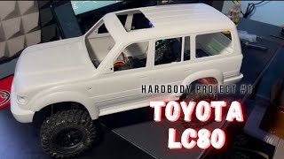 Hardbody Project 1  110 Toyota LC80 Hard Body  Remo Hobby  SCX10 Honco Clone [upl. by Nerdna]