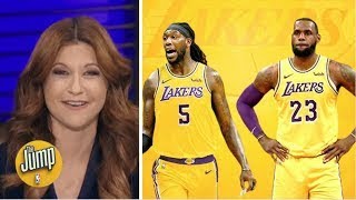 The Jump  Rachel Nichols GOES CRAZY Montrezl Harrell says LeBrons leadership is a tremendous skill [upl. by Oakman]