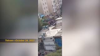 Iran protests roundup—Day 39  October 24 2022 [upl. by Suiratnauq669]