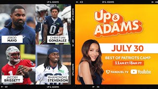 Up and Adams Show with Kay Adams from New England Patriots Camp  HC Jerod Mayo Jacoby Brissett [upl. by Ellivro]