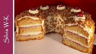 Frankfurter Kranz  fluffig leichte Buttercremetorte [upl. by Gefen]