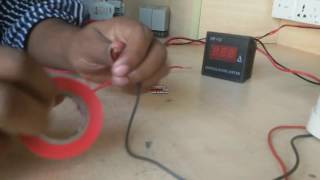 How To Digital Ammeter Connect [upl. by Odnalro]