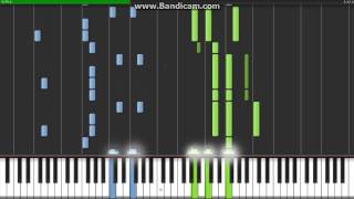 Synthesia  KON Tenshi Ni Fureta Yo piano [upl. by Neerac]