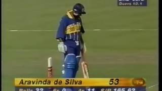 Aravinda DeSilva 66 vs India 1996 WORLD CUP [upl. by Hnoj86]