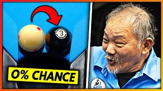 1 IN A MILLION MOMENTS In Pool Billiard HISTORY [upl. by Atinaej963]