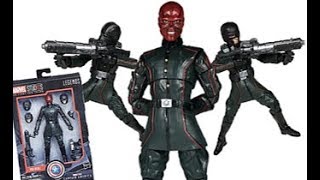 Marvel Legends The First Ten Years Captain America Red Skull amp Hydra Soldier Hasbro Figure [upl. by Craw]