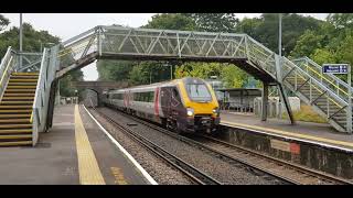 Cross Country train at Hinton Admiral UK [upl. by Leeke]