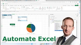 Use the Excel Automate Tool to Create a Refresh Script by Recording [upl. by Eilah]