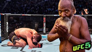 Khabib Nurmagomedov vs Big Old Sadhu EA sports UFC 5 [upl. by Silden515]