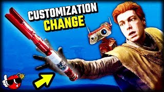 Lightsaber Customization Just Got BETTER THAN EVER  Star Wars Jedi Fallen Order [upl. by Aibos]