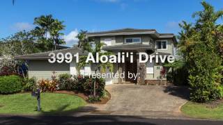 3991 Aloalii Drive Princeville KAUAI HAWAII [upl. by Libb969]