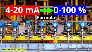 420 mA into 0100  Calculation Formula  Instrumentation Tutorials [upl. by Ijar828]