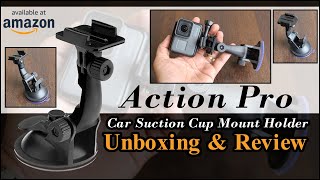 Action Pro Gopro Car Mount  Unboxing amp review [upl. by Assel]