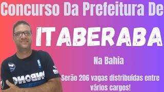 Concurso da prefeitura de ItaberabaBA [upl. by Yank430]