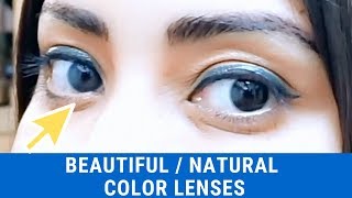 Most BEAUTIFUL amp NATURAL Color Contacts 1 [upl. by Scot]