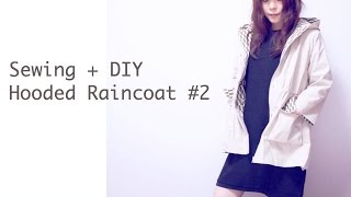 DIY Hooded Raincoat 2  Sewing Tutorial ㅣmadebyaya [upl. by Casabonne557]