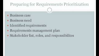 Requirements Analysis Overview [upl. by Adnamahs]