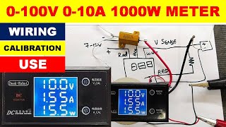 589 DeekRobot BL02 100V DC 10A Volt Ampere Current Power meter [upl. by Agiaf302]