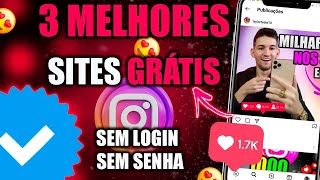 1000 CURTIDAS no seu Instagram GRÁTIS  3 Melhores sites para ganhar CURTIDAS TODO DIA FÁCIL [upl. by Conti]