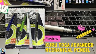 Kuru Toga Advanced Mechanical Pencil Review  Self Sharpening Pencil [upl. by Etnohs500]