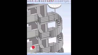 HiCAD  Wendeltreppe bei einem mehrstöckigen Haus  Fa Straatman BV [upl. by Atonsah852]