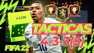 Consigue ELITE con las MEJORES TACTICAS de la 4335 FIFA 22 [upl. by Ezri908]