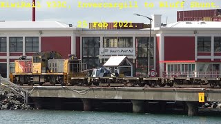 KiwiRail Y33C Invercargill to Bluff Shunt 25 Feb 2021 [upl. by Senn870]