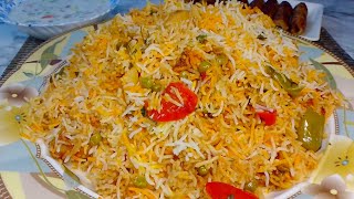 Aloo Matar Biryani RecipeBiryani Recipe FOOD VLOG BY SHEHZADIS [upl. by Eikciv]