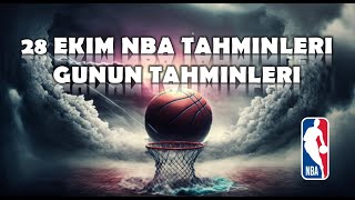 28 Ekim İddaa Tahminleri  NBA Tahminleri  Günün Tahminleri [upl. by Armand]