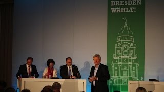 OBKandidaten für Dresden im SZWahlforum [upl. by Homans]