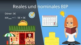 Reales und nominales BIP Bruttoinlandsprodukt einfach erklärt [upl. by Mcneely]