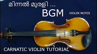 MINNAL MURALI BGM Violin Notes MinnalMuraliBGMVIOLINNOTES [upl. by Atteram]