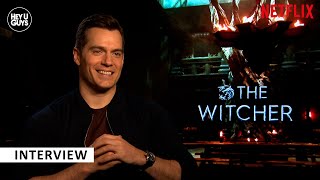 Henry Cavill on The Witcher Season 2 becoming Geralt amp whats new to him in Season two [upl. by Eudocia]